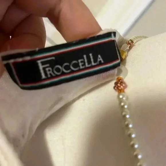 [L]Froccella Two tone Tie Dye layered  tunic LS Dress - Picture 11 of 13